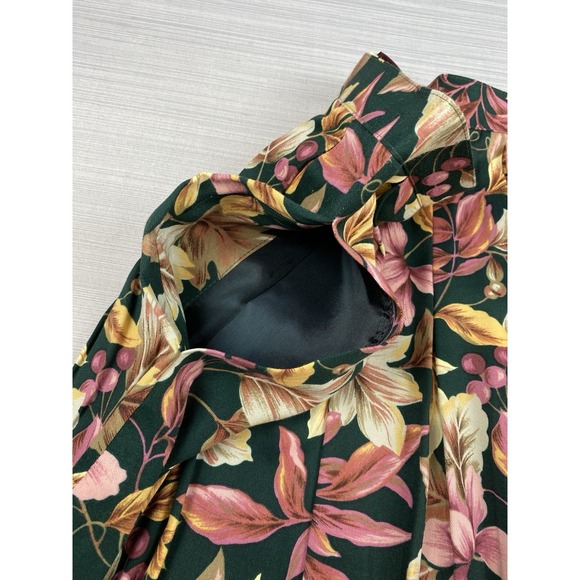 Vintage Susan Bristol Floral Midi Skirt 14 Cottagecore A-line Prairie Pockets - Picture 7 of 11